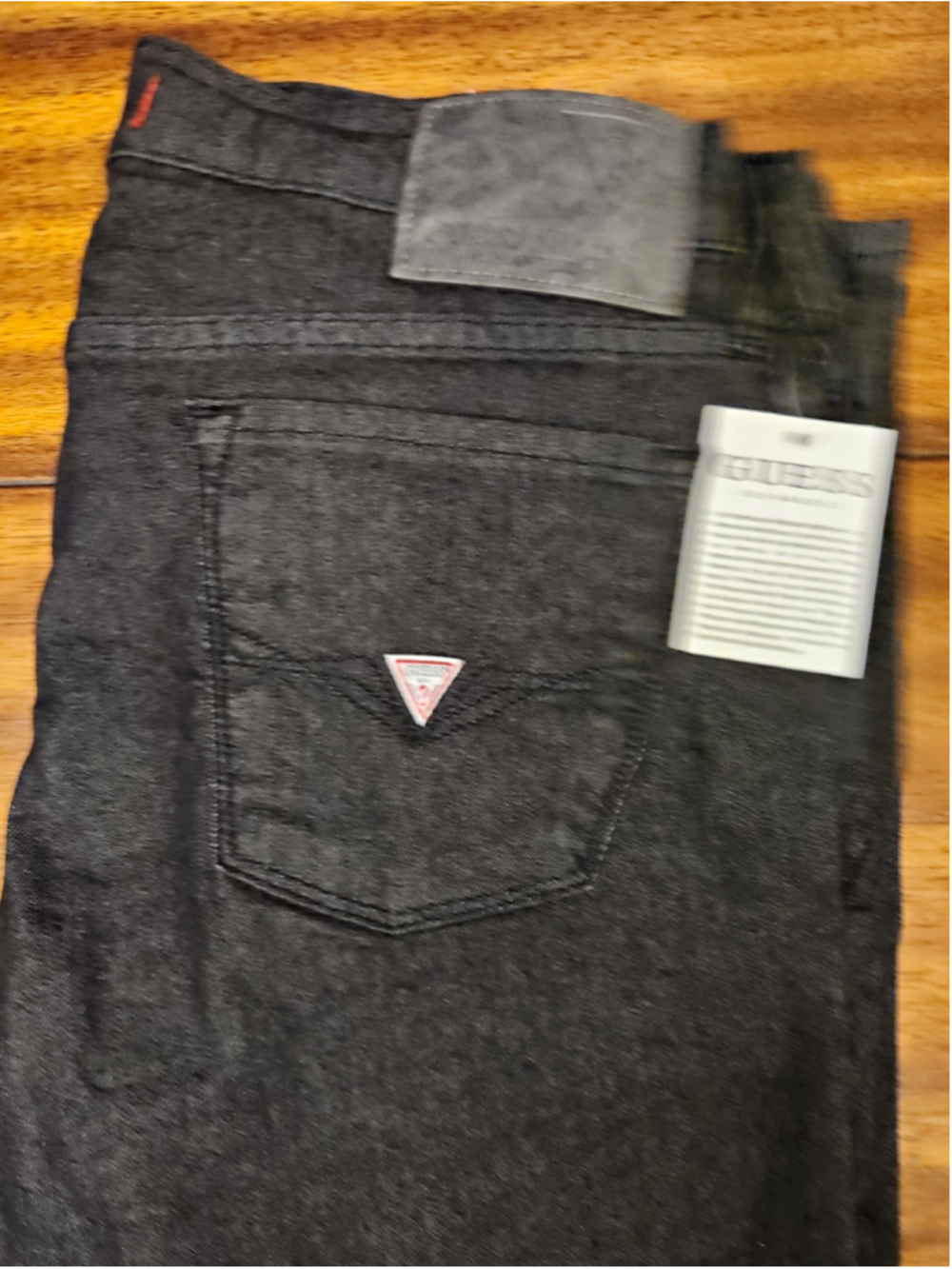 GUESS Lincoln Slim Straight Jeans Black Men’s 34x30 NWT